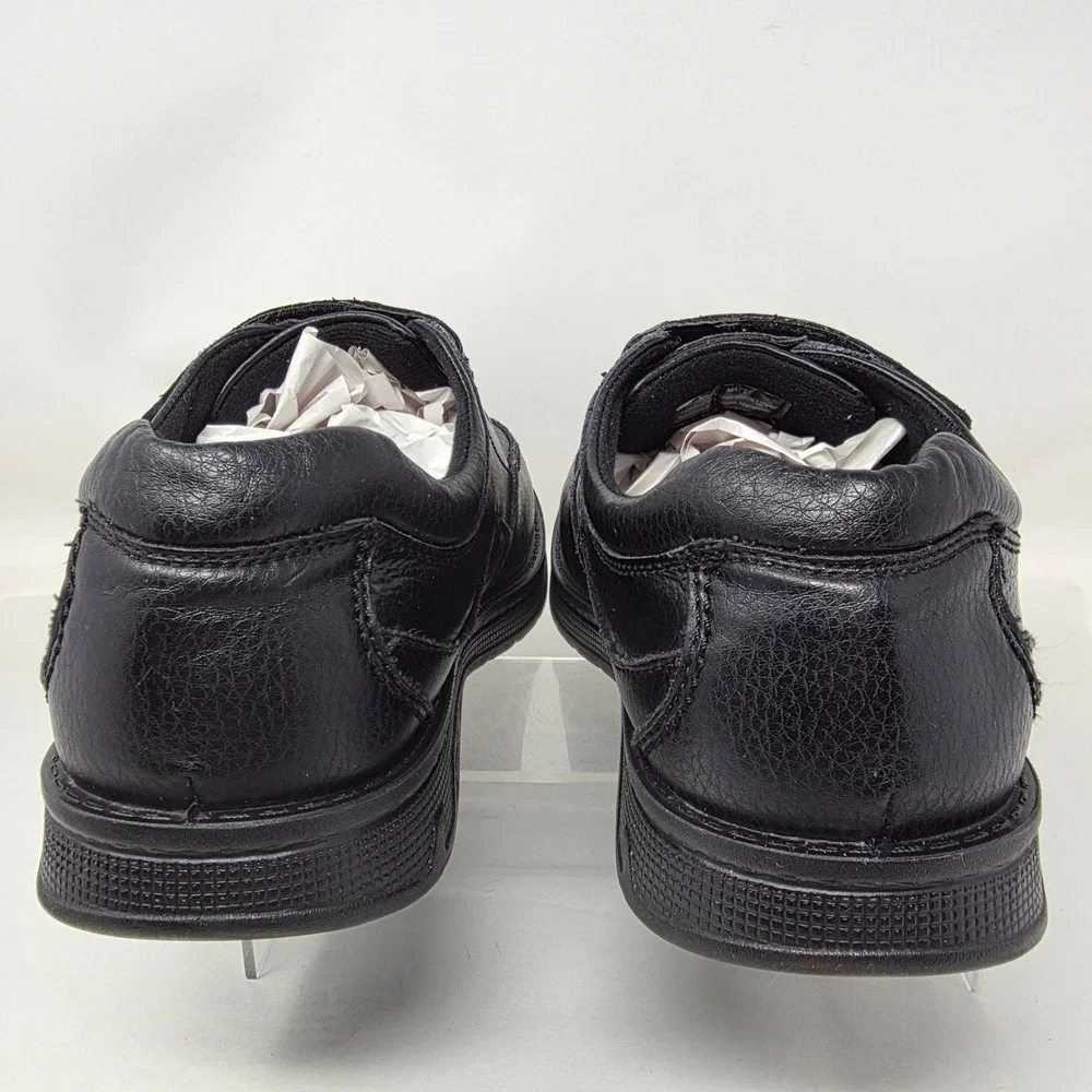 Dr. Scholls Matt Oxford Mens 9.5 Advanced Comfort Black Leather Strap Shoes Good